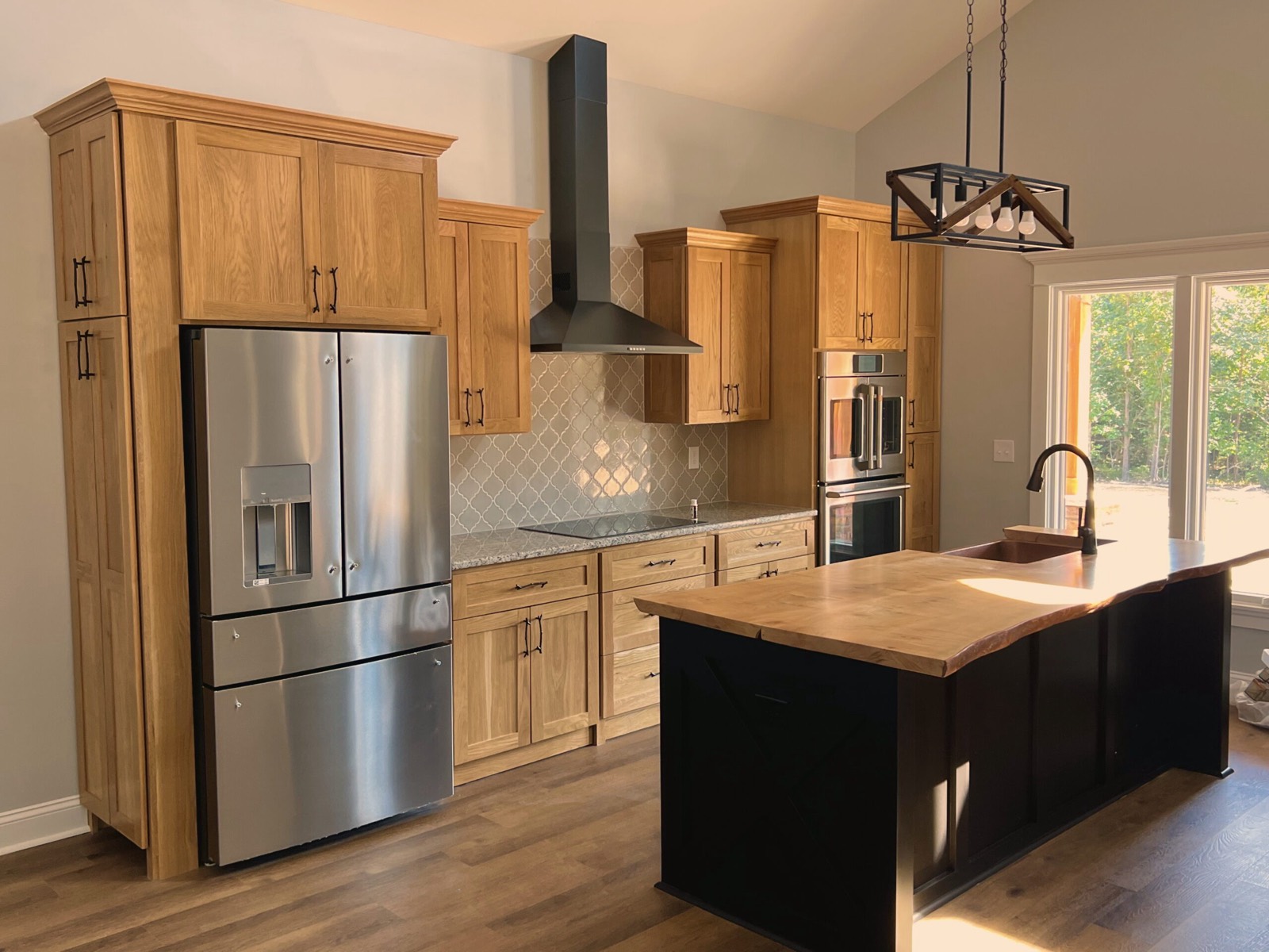 Burlew's Custom Cabinetry kitchen project visual